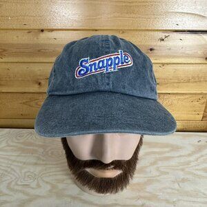 Vintage Snapple Green Strapback Baseball Dad Cap Hat Best Stuff On Earth
